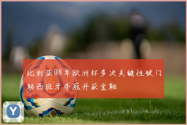 比利亚08年欧洲杯多次关键性破门助西班牙夺冠并获金靴